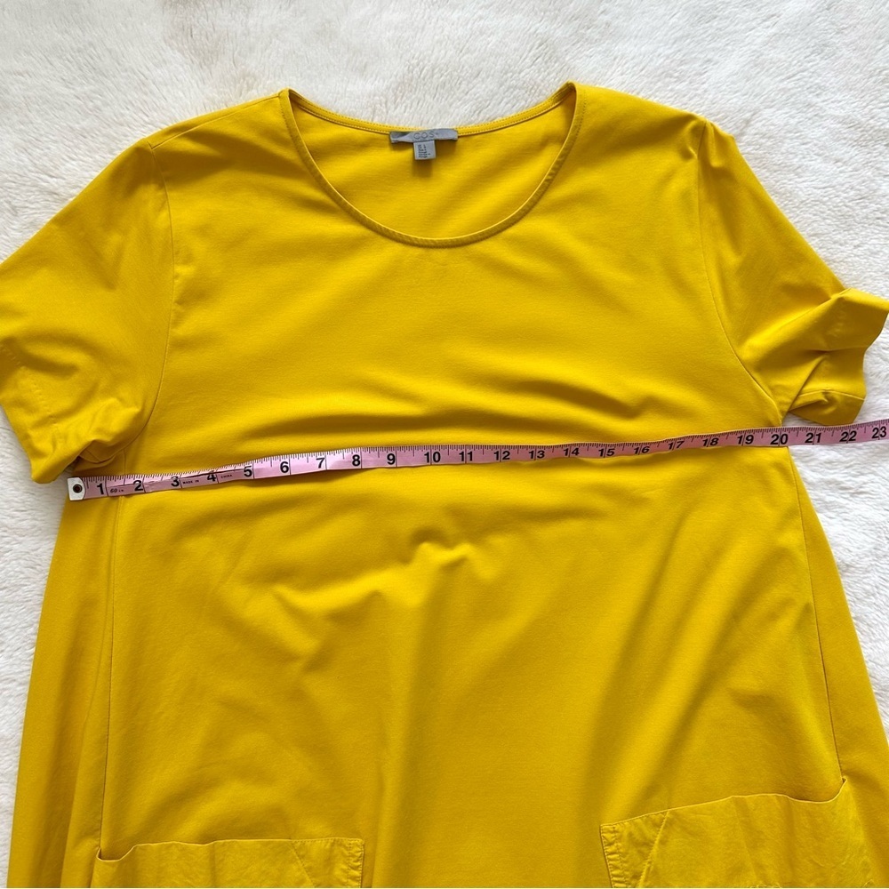 COS women yellow dress size L - Picture 5 of 8